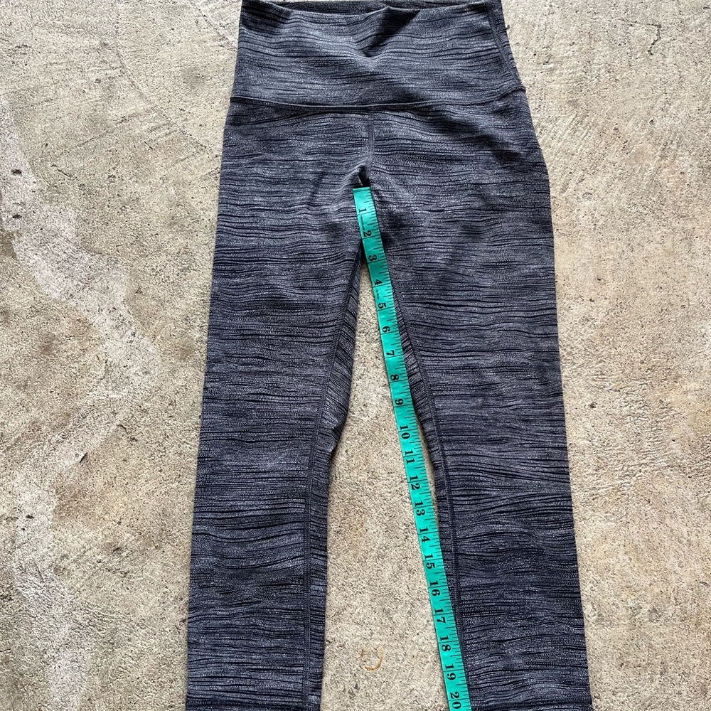 Lululemon ' Athletic Leggings in Heather Charcoal Gray